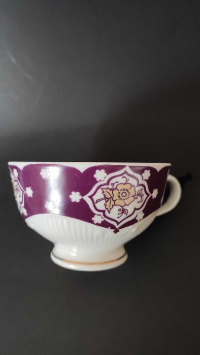 Порцеланов троен сет за чай/дълго кафе