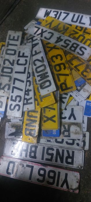 Гос Номера декора "Англия"