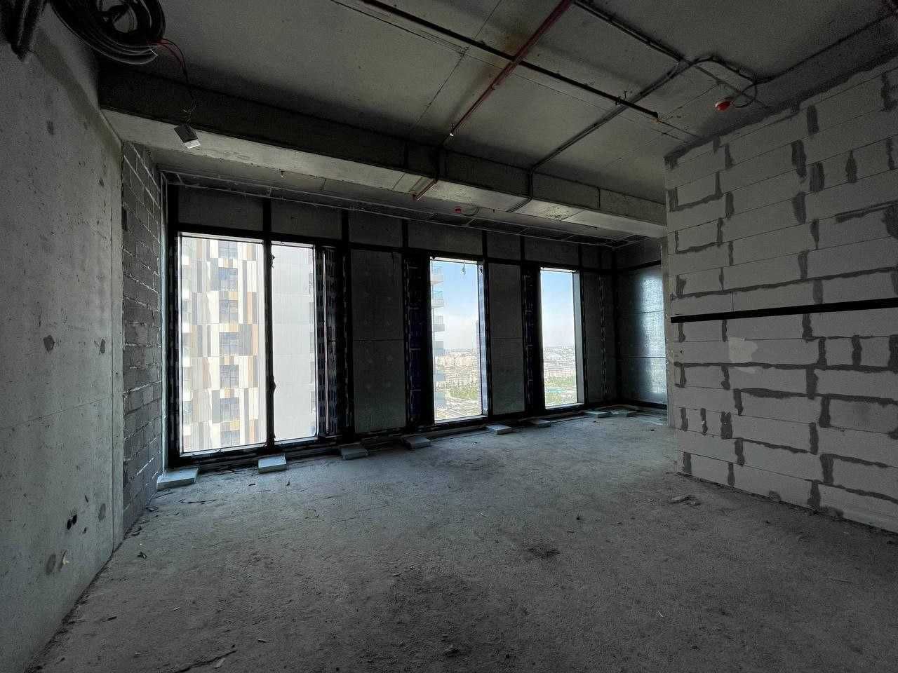 Ташкент Сити Nest One 3-комн 17/51 72 м² коробка угловая вид на парк