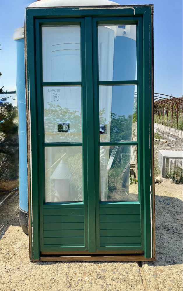 USA TERASA LEMN aluminiu tripan balcon H 215 x L 108 Garantie 2 buc