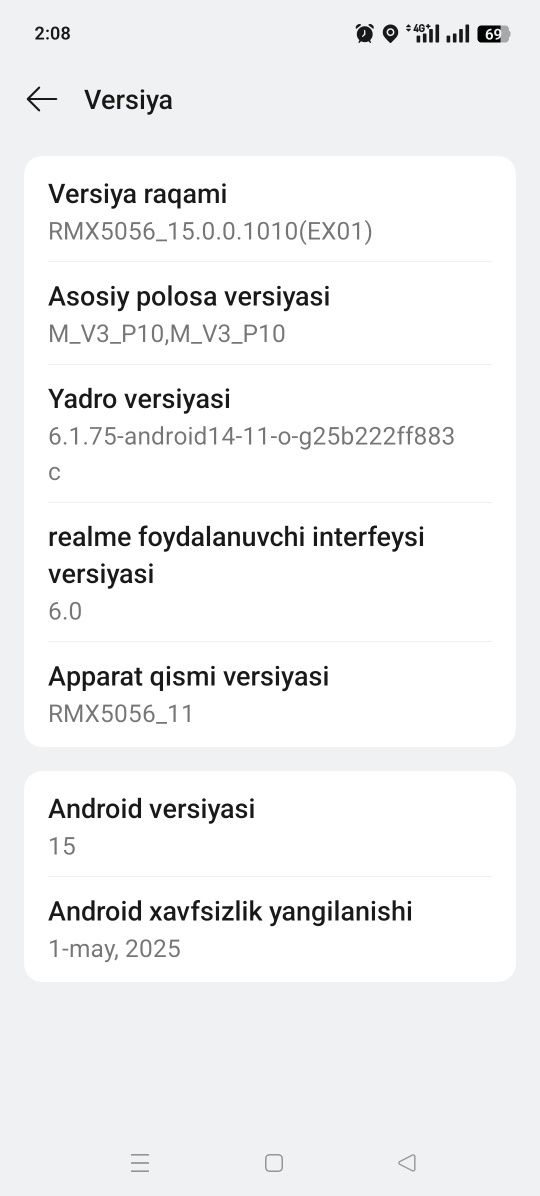 " Realmi 14 Pro 5G+" karobka dakument