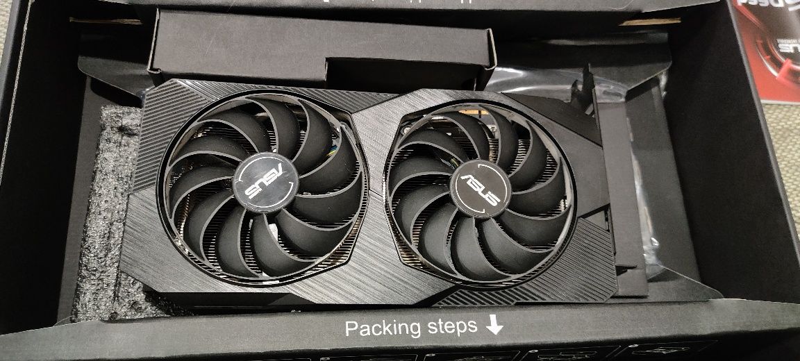 Видеокарта PCI-E 8192Mb ASUS RX 5500 XT Dual Evo OC, Radeon RX 5500XT