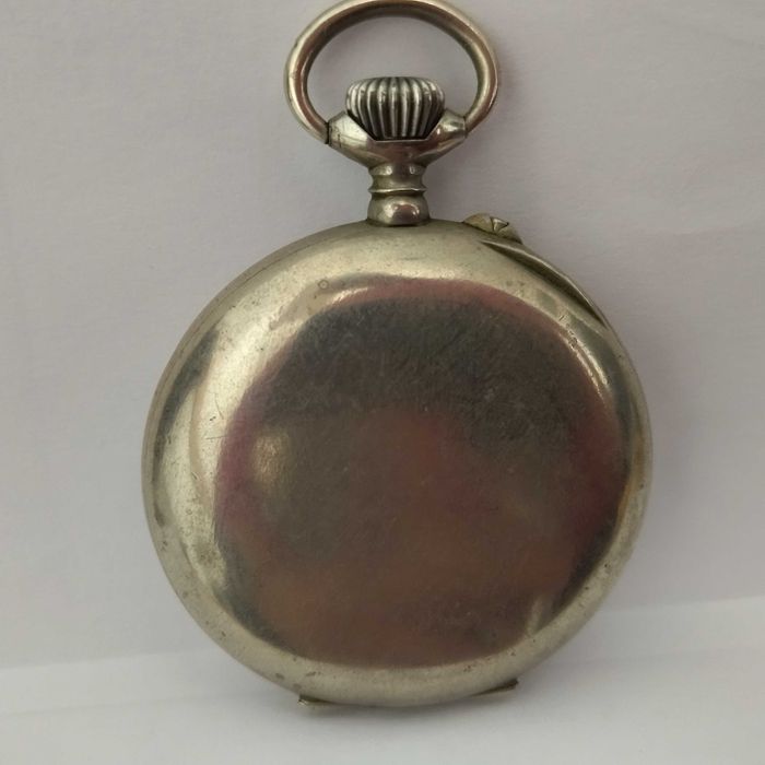 HEBDOMAS 8-дневен, швейцарски джобен часовник, профилактиран,перфектен