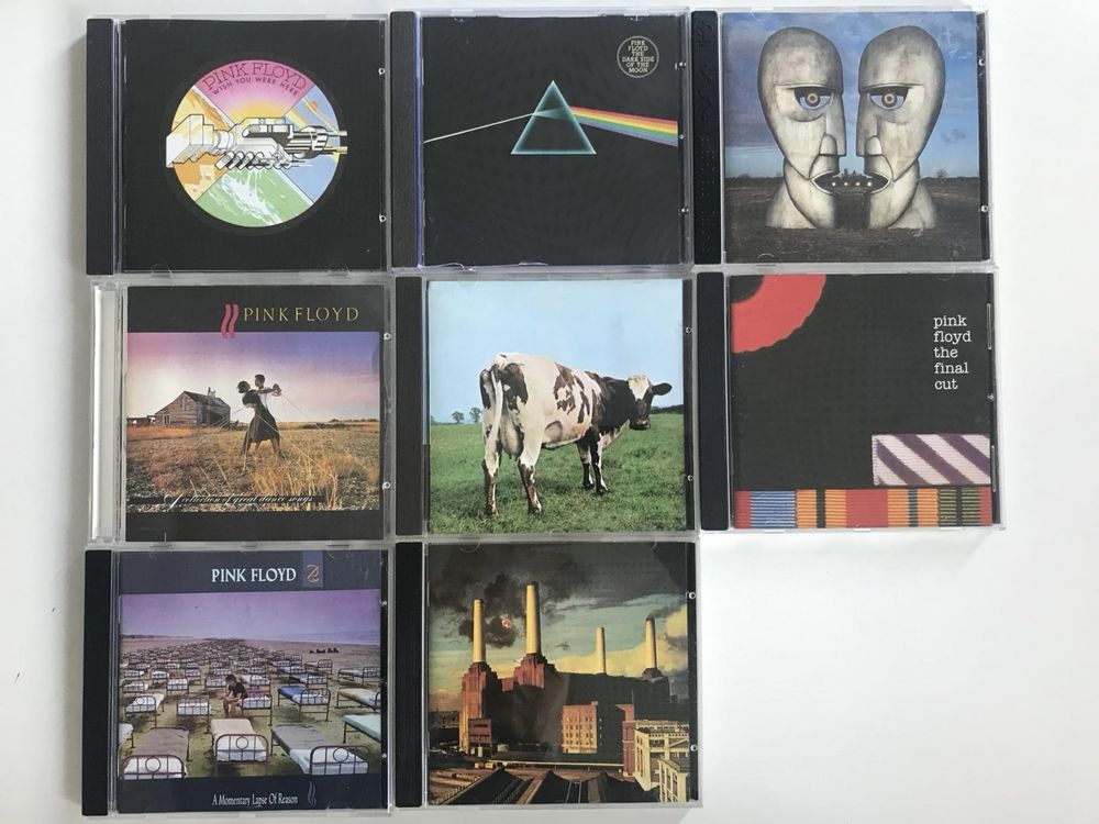Vand cd-uri audio originale Queen si Pink Floyd