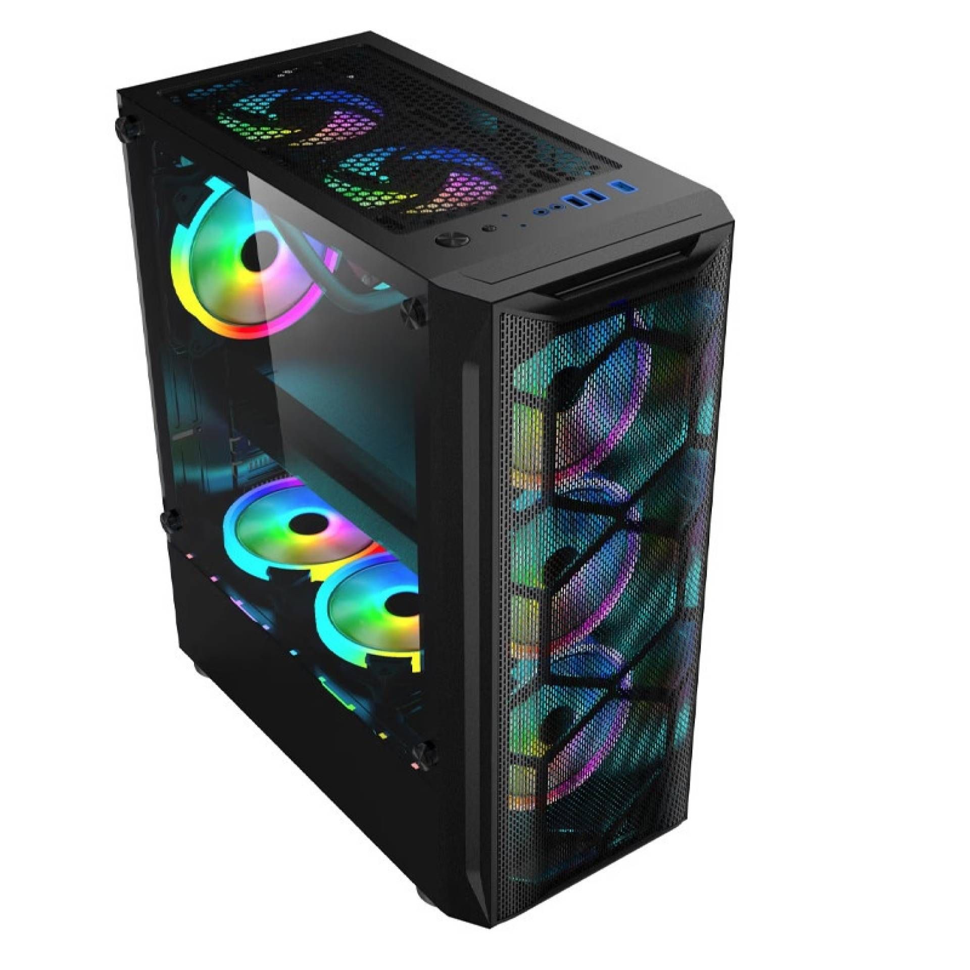 Carcasa Pro Gaming Diamond, Middle Tower, ATX, fara sursa, controller