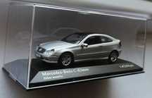 Macheta Mercedes C-Class SportCoupe CL203 2001 silver -Minichamps 1/43