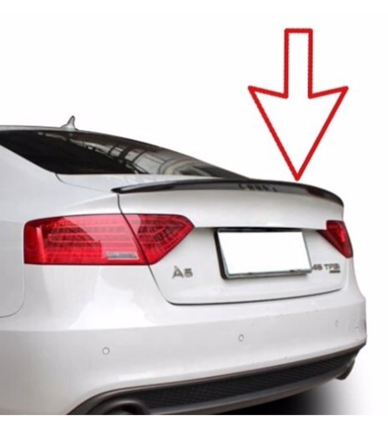 Лип спойлер за багажника Ауди А5 Б8 / Audi A5 B8 Lip Spoiler