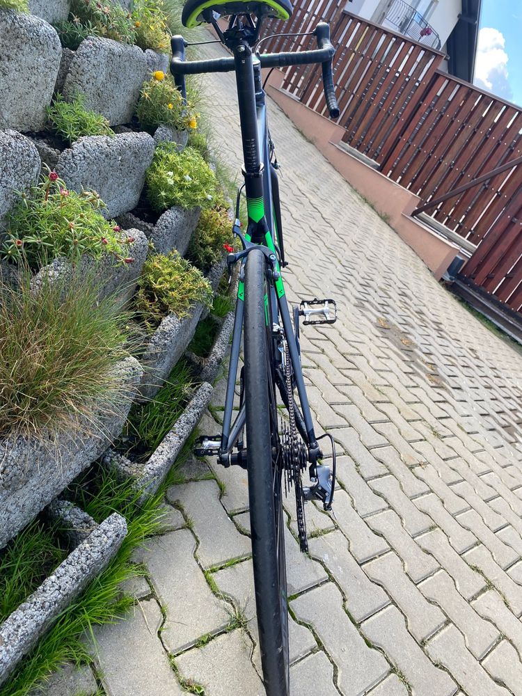 Bicicleta Cube Attain Road Bike 2017 Black/Green