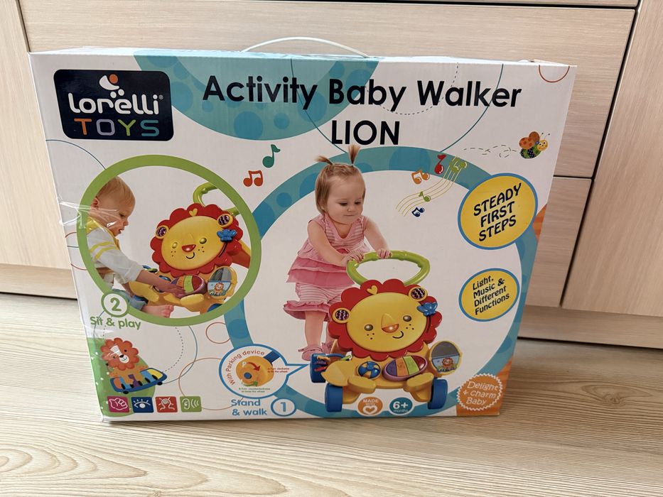 Проходилка Lorelli Activity Baby Walker Lion – отлично състояние