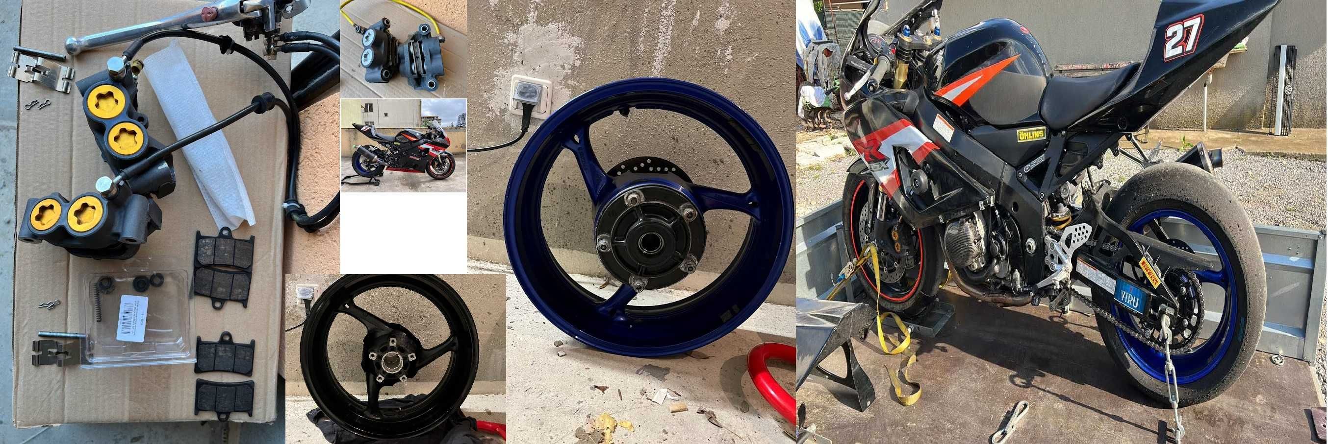 Suzuki Yamaha R6 13S 2C0 GSXR  K4 K5 600 750 части колектор степенки