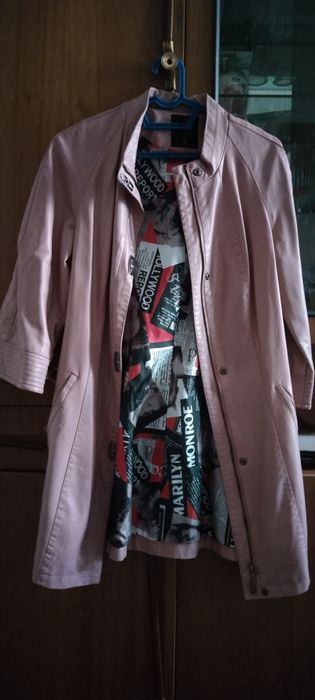 Продам новый кожаный плащ,  размер 42-44