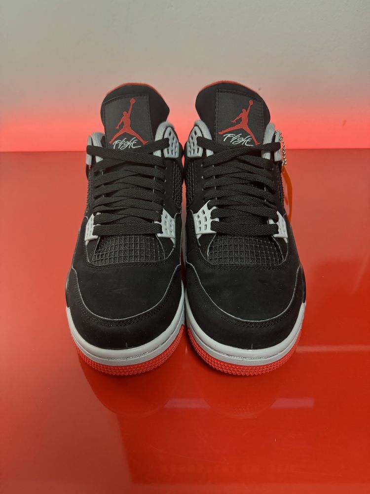 Air Jordan 4 Retro Bred + CADOU