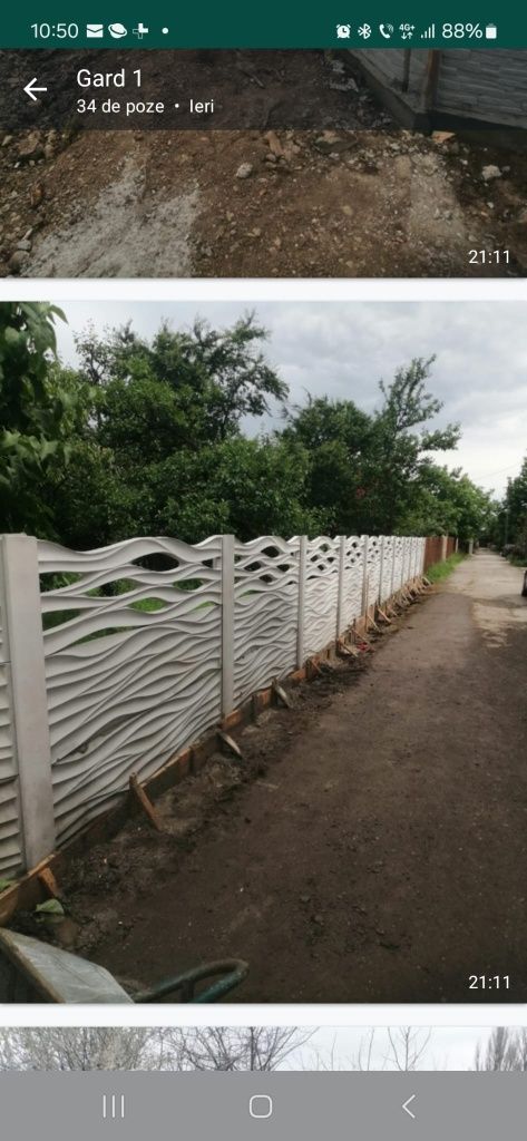 Gard garduri Montaj gard prefabricat Dâmbovița Argeș Prahova