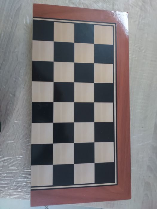 Joc Table cu Șah și zaruri 30 cm piese și puluri plastic, noi