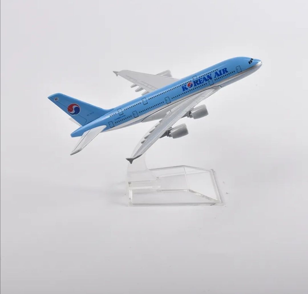 Macheta avion Korean Air / metal / 20 cm