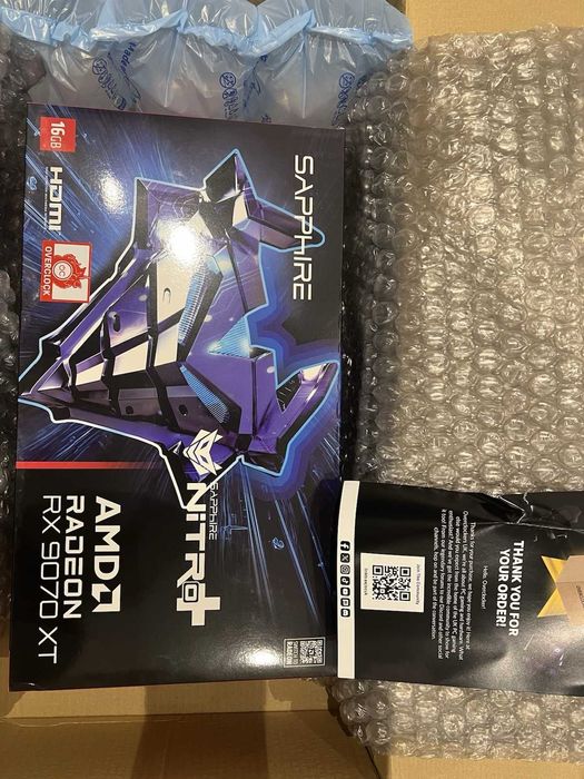 Видеокарта SAPPHIRE NITRO+ Radeon RX 9070 XT 16GB