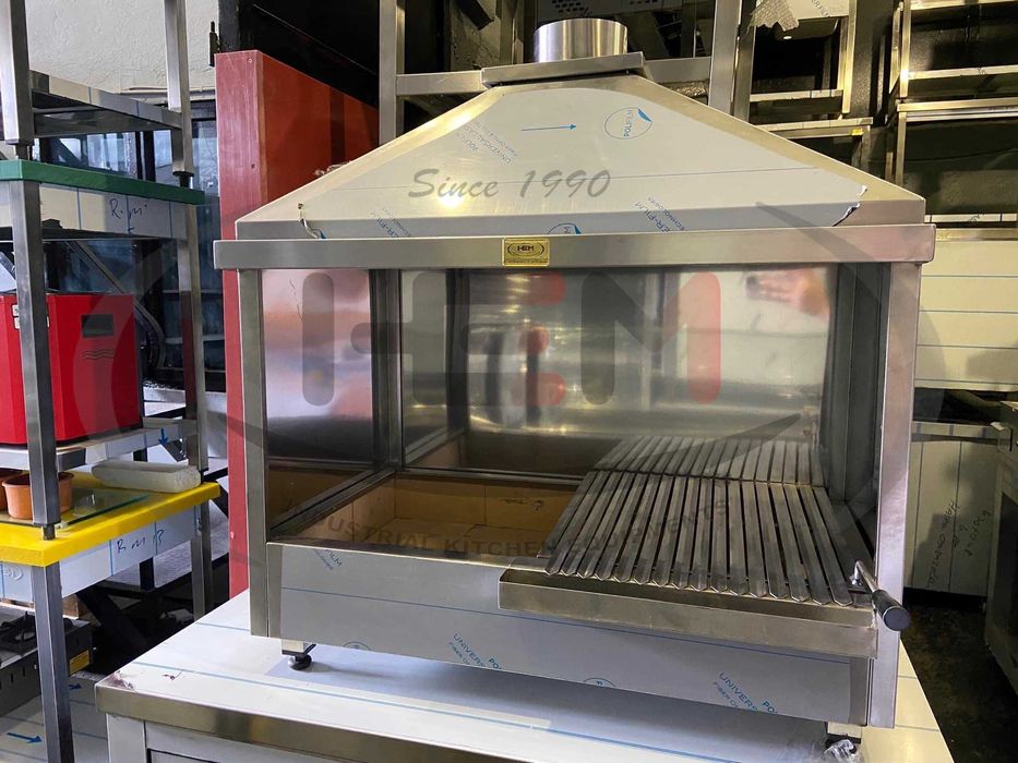 Gratar Inox Pe Carbuni Cu Hota In Stoc