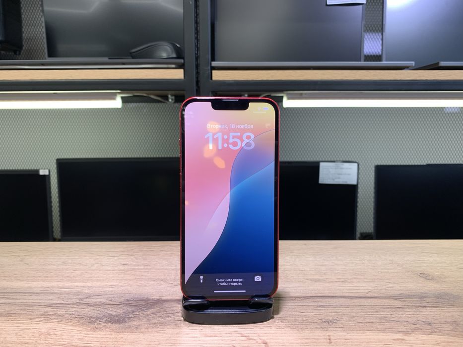 iPhone 13, 128 GB, Red, АКБ79%, пятна на экране, 1066/А10