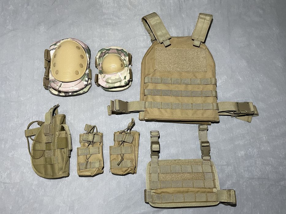 Vesta plate carrier airsoft + accesorii echipament