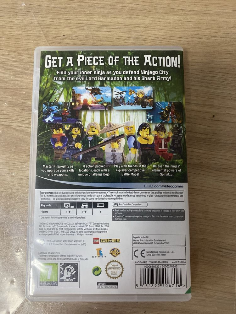 Joc nintendo switch lego ninjago
