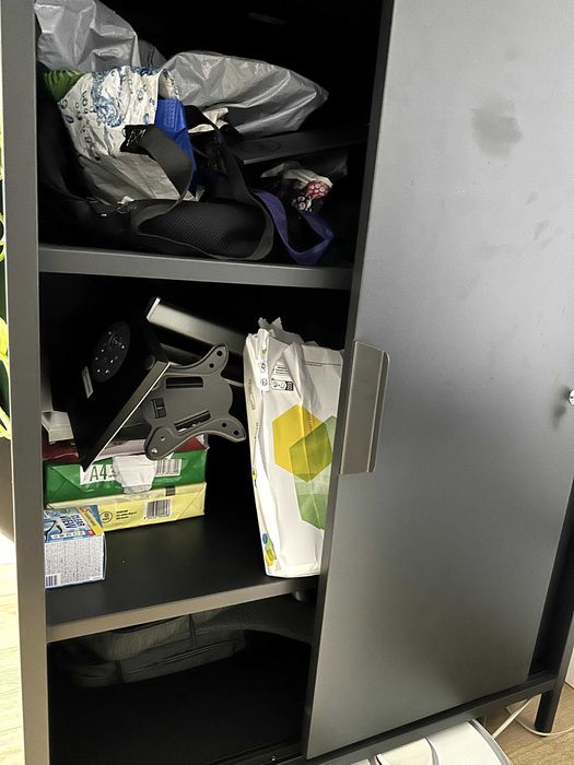 Vand Dulap Metalic cu Usi Glisante TROTTEN IKEA