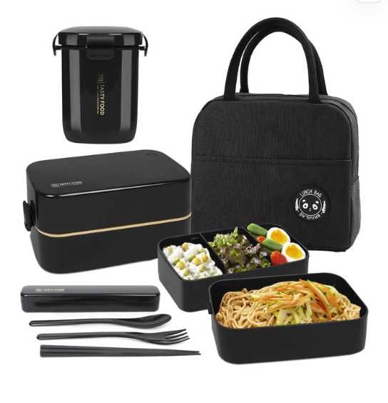 Set Casolete si tacamuri pentru pranz cu gentuta