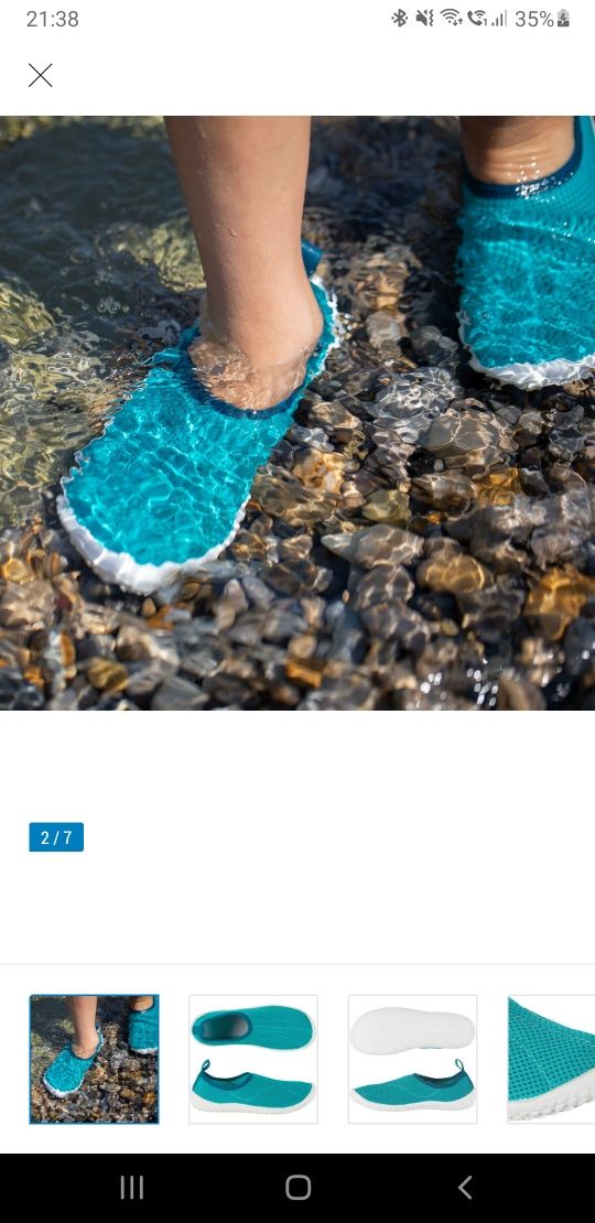 Pantofi apa, incaltaminte aquashoes 32-33 decathlon