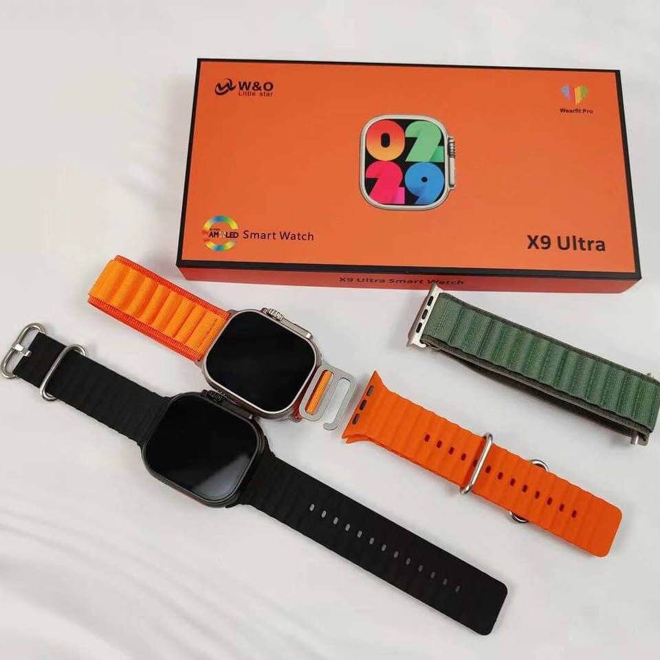 Умные часы со встроенным пульсометром Smart Watch X9 Ultra | Оранжевый