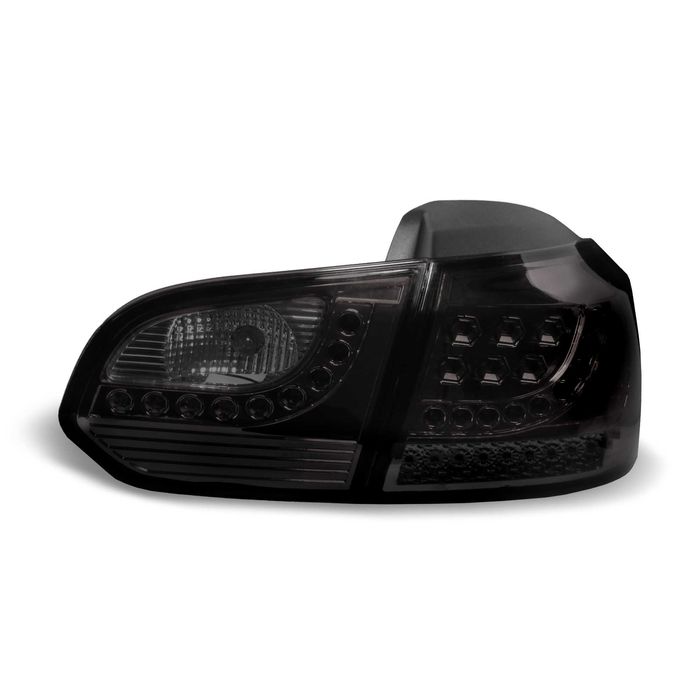 Черни ЛЕД стопове Голф 6 LED VW Golf 6 Диодни LED затъмнени тунинг