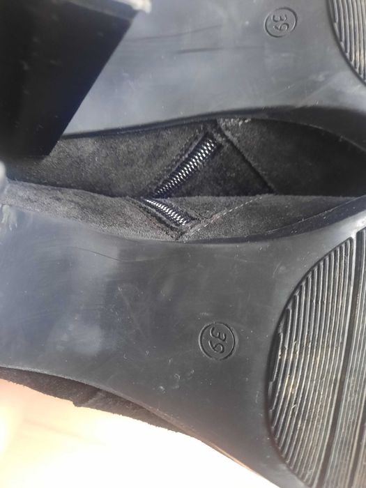 Ghete botine piele intoarsa stil Musette 39