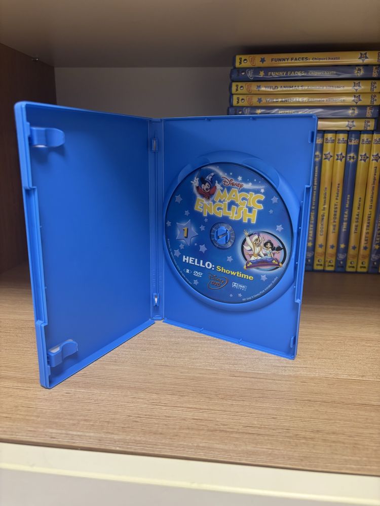Set parțial DVD Disney’s Magic English