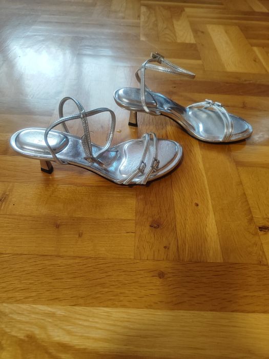 Сребристи сандали на MIX # 6