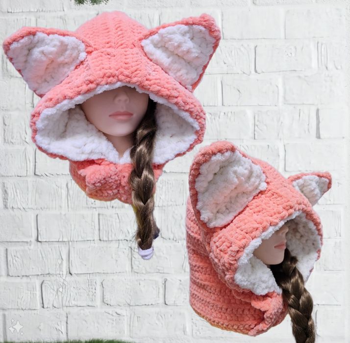 Лисошапка-капюшон.