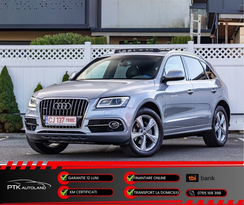 Audi Q5 2.0 TDI / S-line / Quattro / Distronic / Panoramic / 2017