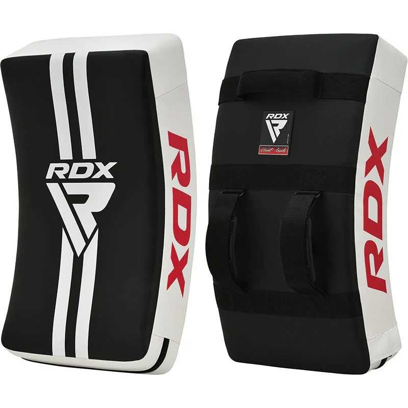 Тренировъчен Щит RDX T1 Curved Kick Shield Black-White, Боксова Лапа