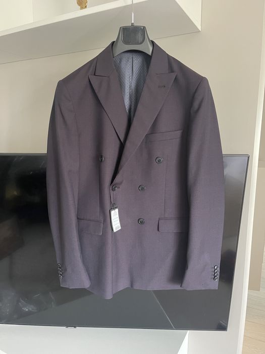 Sacou double-breasted Seroussi Nou marimea 50