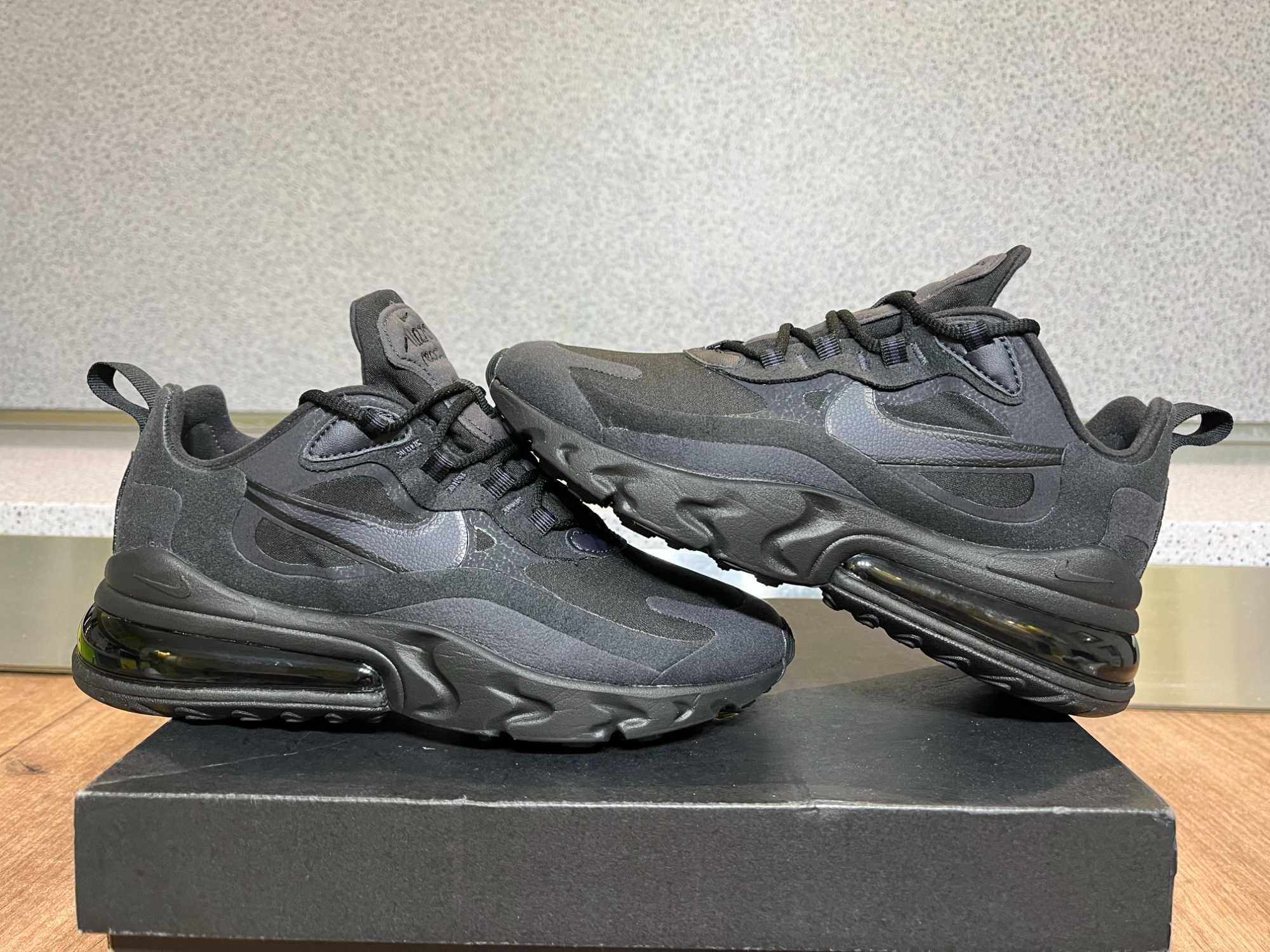 ОРИГИНАЛНИ *** Nike Air Max 270 React Black/Oil Grey/Oil Grey/Black