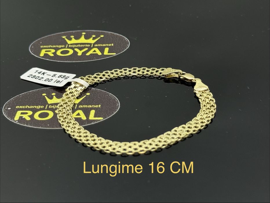Bijuteria ROYAL : Bratara AUR 14K / 5.63 GR