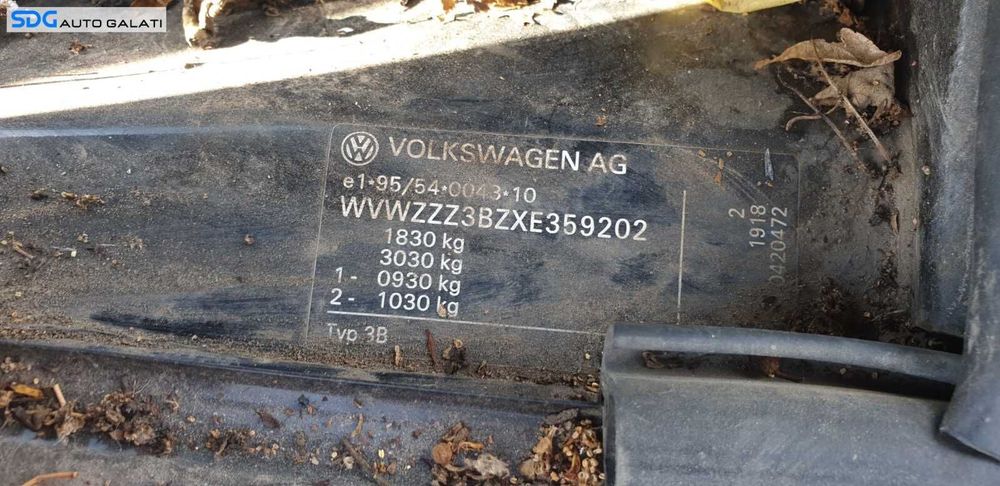 Motor Ambielat Fara Anexe 1.6 AHL Volkswagen Passat B5 1997 - 2001