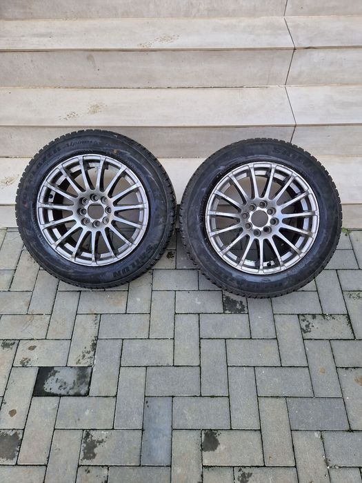 Vand 4 jante + 4 cauciucuri de iarna !