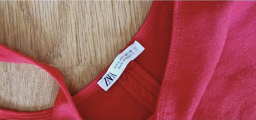 Рокля Зара и маратонки с пайети 38 номер