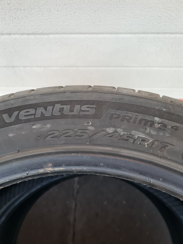 Летни гуми 2 броя HANKOOK Ventus Prime4 225 45 R17 дот 5121