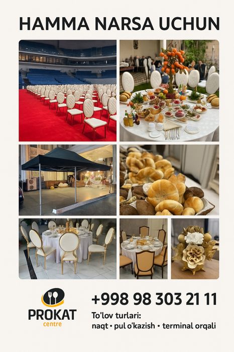 Stol-stul turli hildagi idishlar,samovar,soyabon,