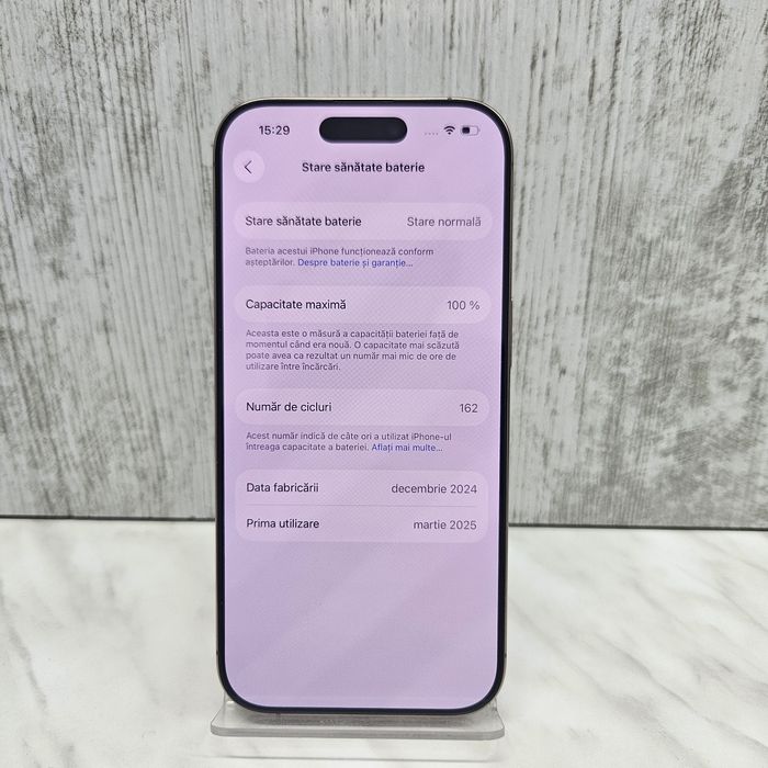 IPhone 16 Pro 128GB 100% Gold Zeus Amanet Vitan 3107