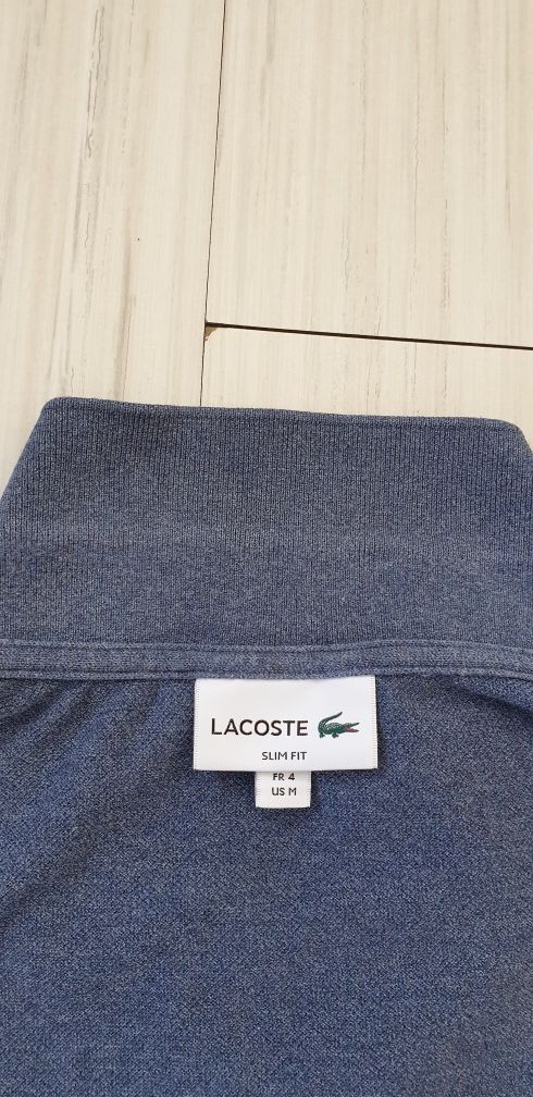 Lacoste Pique Slim Fit Mens Size 4 - М 100% ОРИГИНАЛ! Мъжка тениска!