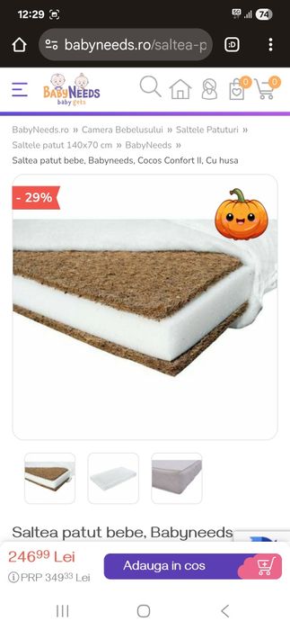 Patut bebelusi cu laterala culisanta