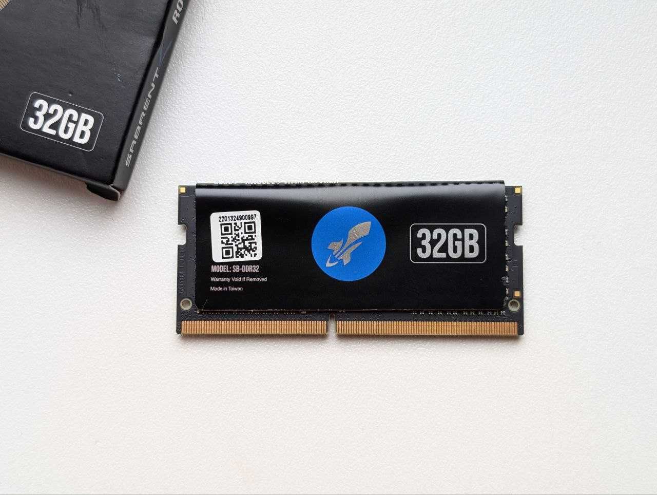 Sabrent 32ГБ DDR4 3200МГц оперативная память SO-DIMM для ноутбука ОЗУ