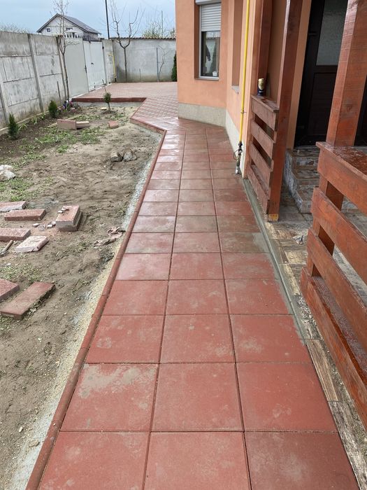 Montaj pavele, borduri