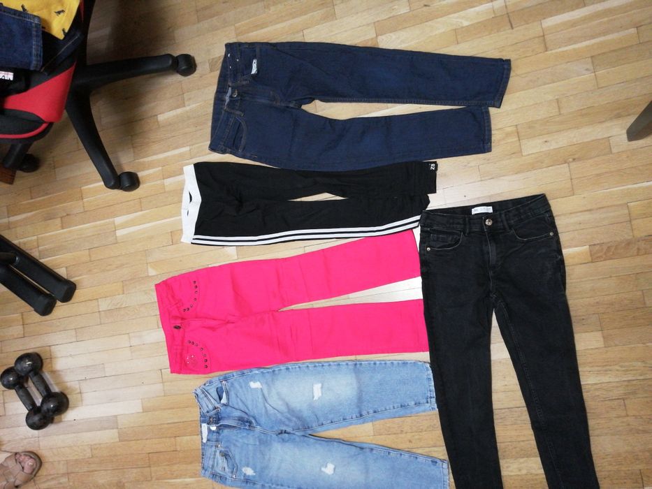 Маркови дрехи момиче 122-128, Зара, Tommy Hilfiger, Adidas