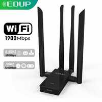 1900Mbps USB WIFI адаптер двулентов 2.4G/5Ghz 4*6dBi антени